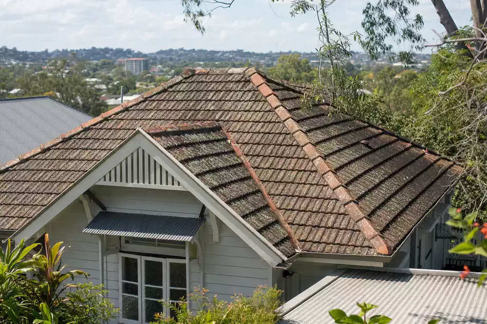 Roof cleaning in Coorparoo